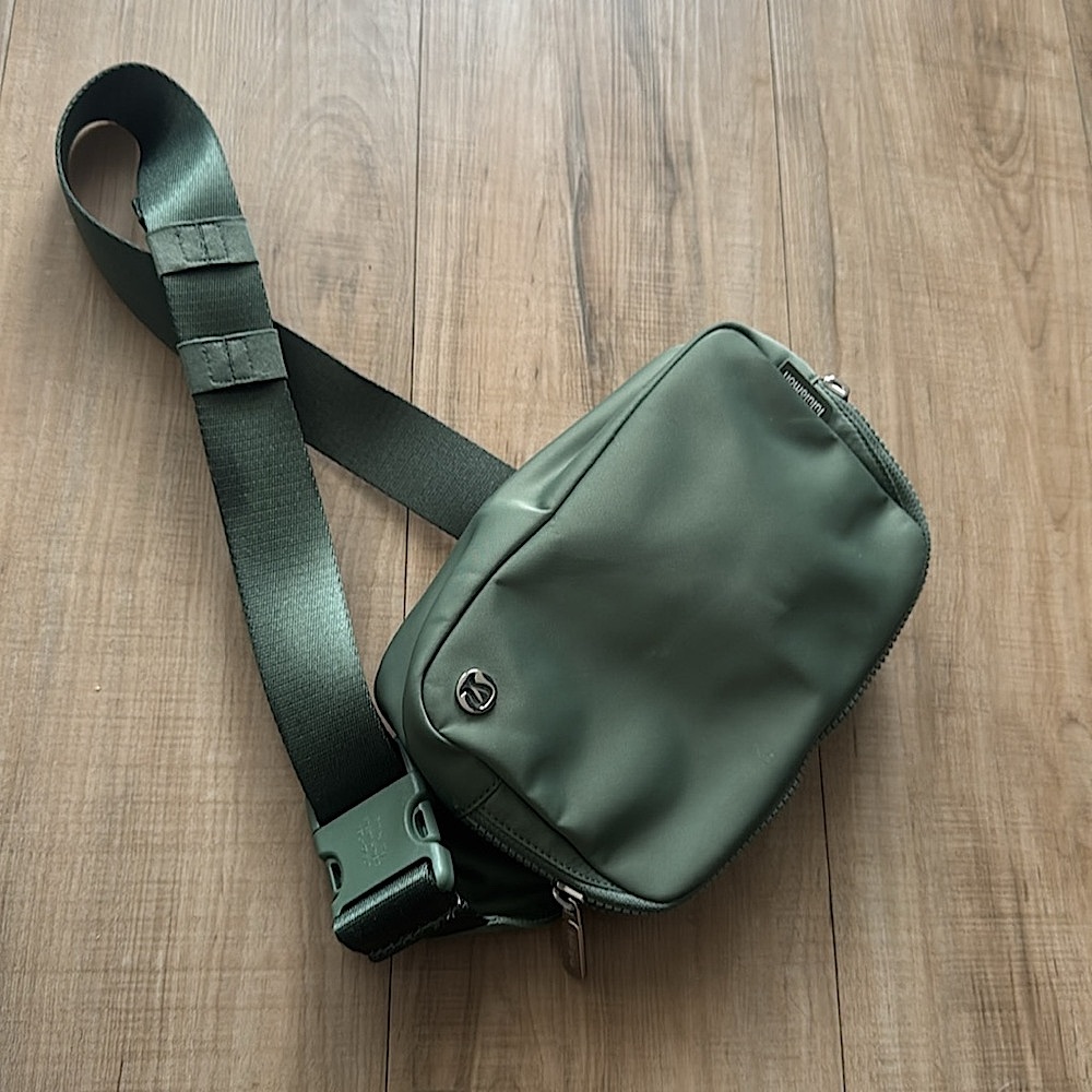 Sage Green Lululemon Belt Bag